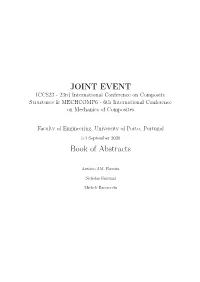 JOINT EVENT Book of Abstracts
