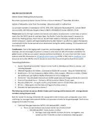 SHELTER CLUSTER GUIUAN Shelter Cluster Meeting Minutes/Updates