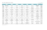 WDET Program Schedule