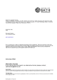 Alternative Formats If You Require This Document in an Alternative Format, Please Contact: Openaccess@Bath.Ac.Uk