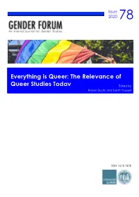 Everything Is Queer: the Relevance Of