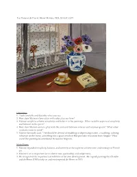 Les Pensees De Pascal, Matisse