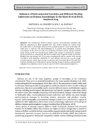 Influence of Environmental Variables and Different Hosting Substrates on Diatom Assemblages in the Shatt Al-Arab River, Southern Iraq