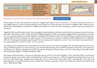Migration Patterns for Important Mekong Fish (7) Back to Species List