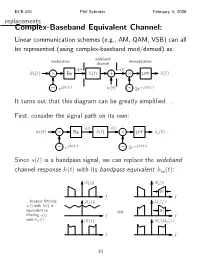 The Complex-Baseband Equivalent Channel Model