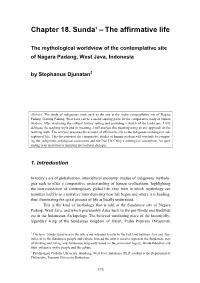 The Mythological Worldview of the Contemplative Site Nagara Padang