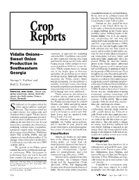 Crop Reports