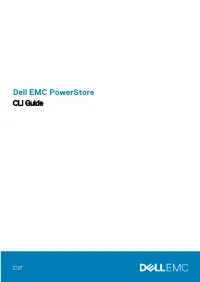 Dell EMC Powerstore CLI Guide