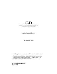 LF Fund Introduction & Notes 31.12.18