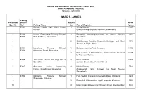 Polling Scheme for Local Elections