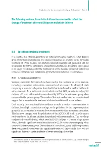 Revised37 Guidelines for the Treatment of Malaria – 2Nd Edition, Rev