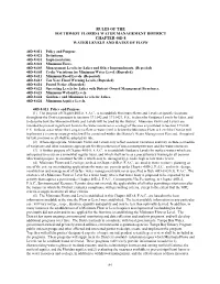 Chapter 40D-8 Water Levels and Rates of Flow
