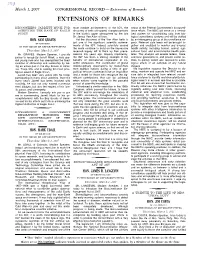 Extensions of Remarks E431 EXTENSIONS of REMARKS