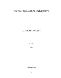 Grigol Robakidze University