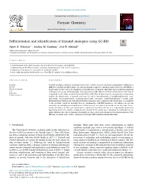 Differentiation and Identification of Fentanyl Analogues Using GC-IRD