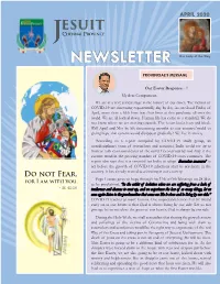 NEWSLETTER Our Lady of the Way