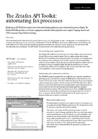 The Zetafax API Toolkit: Automating Fax Processes