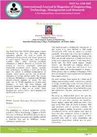 Web Search Engine