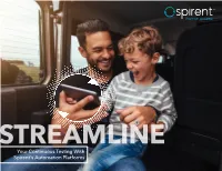 Your Continuous Testing with Spirent's Automation Platforms