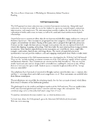 Orff Instrumentarium Reading
