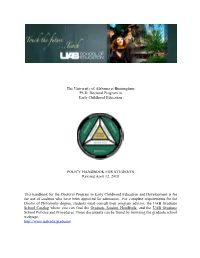 Ece-Phd-Policy-Handbook.Pdf