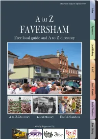Faversham Useful Numbers