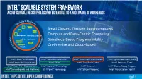 ISS 2016 Bootcamp: Intel Omni-Path Architecture