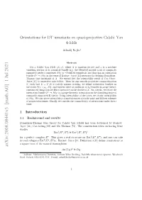 Orientations for DT Invariants on Quasi-Projective Calabi-Yau 4-Folds