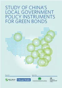 Study of China's Local Government Policy