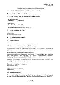Summary of Product Characteristics 1. Name Of