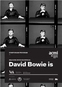 Symposium Program —