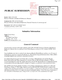 COMMENT (11) Status: Pending Post PUBLIC SUBMISSION PUBLICATION Tracking No