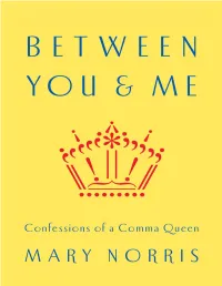 Confessions of a Comma Queen