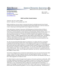 DSM-5 and Rdoc: Shared Interests