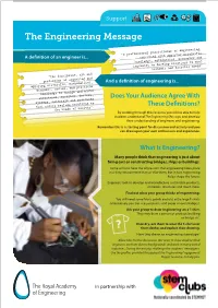The Engineering Message
