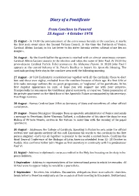 Diary of a Pontificate