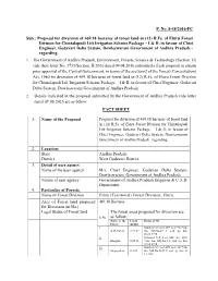 F. No. 8-38/2016-FC Sub.: Proposal for Diversion of 469.18 Hectares Of