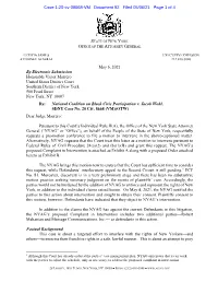 Filed a Request to Intervene in a Federal Proceeding Against Two Notorious