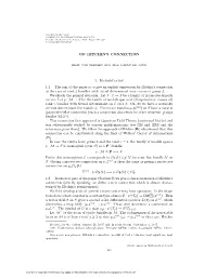 ON HITCHIN's CONNECTION 1. Introduction 1.1. the Aim of This Paper Is to Give an Explicit Expression for Hitchin's Connectio