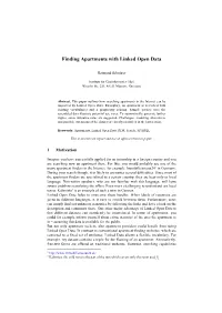 Finding Apartments with Linked Open Data