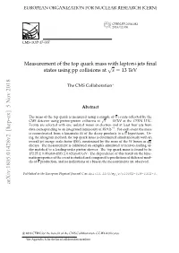 Measurement of the Top Quark Mass with Lepton+Jets Final States Using Pp Collisions at Sqrt(S)