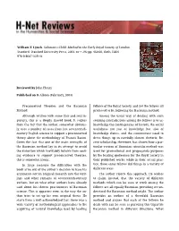 Preconceived Theories and the Baconian Method