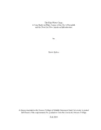 The Flint Water Crisis: a Case Study on Flint, Causes of the City’S Downfall, and the Need for New American Infrastructure