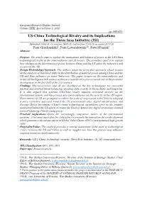 US-China Technological Rivalry and Its Implications for the Three Seas
