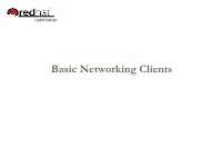 17 Basic Networking Clients