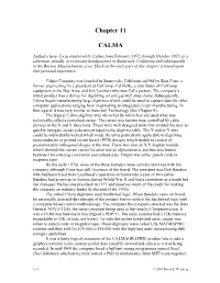 Chapter 11 CALMA