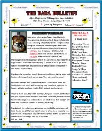 June 2017 Newsletter