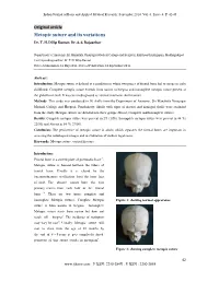 Metopic Suture and Its Variations Dr