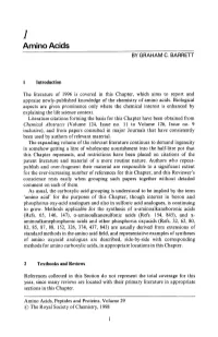 Amino Acids by GRAHAM C