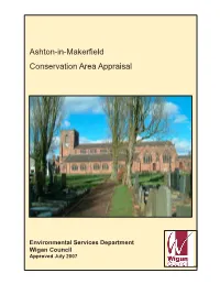 ASHTON-IN-MAKERFIELD CONSERVATION AREA List of Contents Summary Deﬁnition of Special Interest